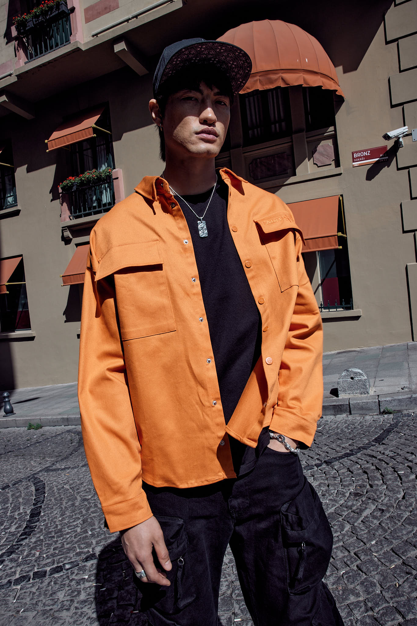 Cargo Overshirt Look