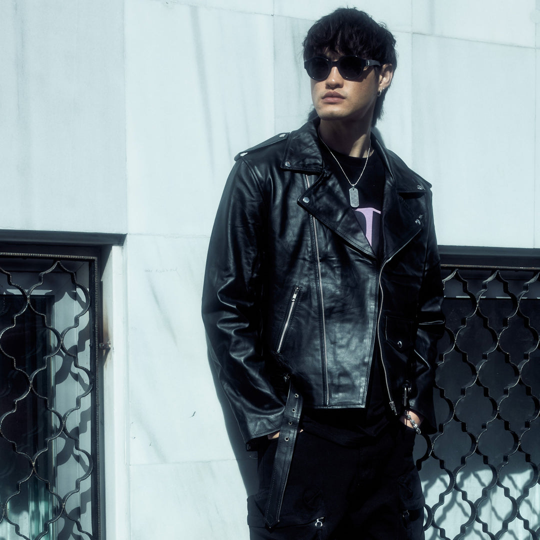 SB Leather Biker Jacket