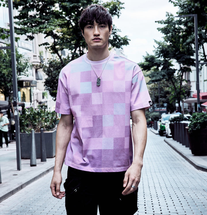 Signature Lavender Pixel T-shirt