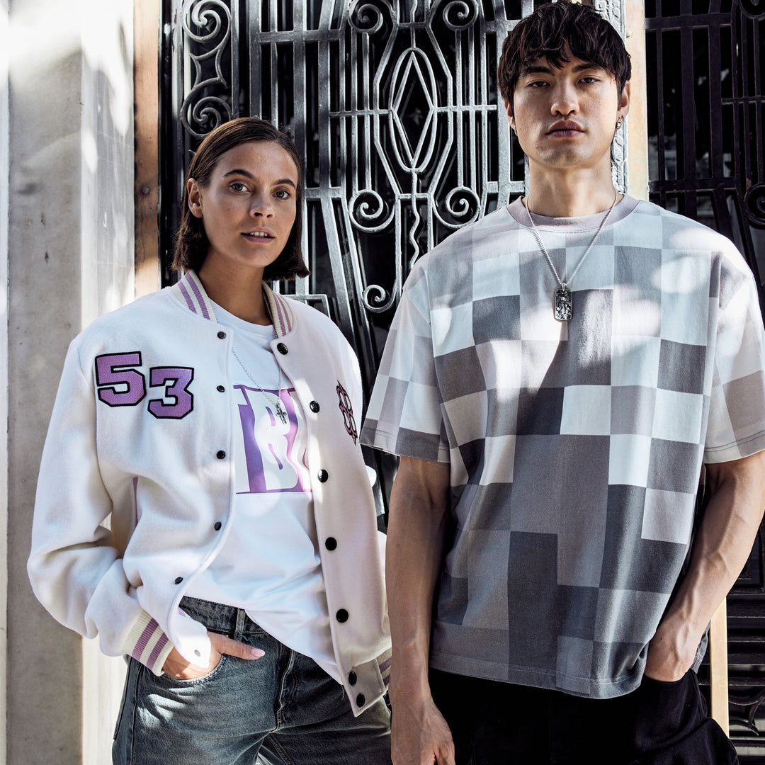 Fifty-three Eggshell Bomber Jacket