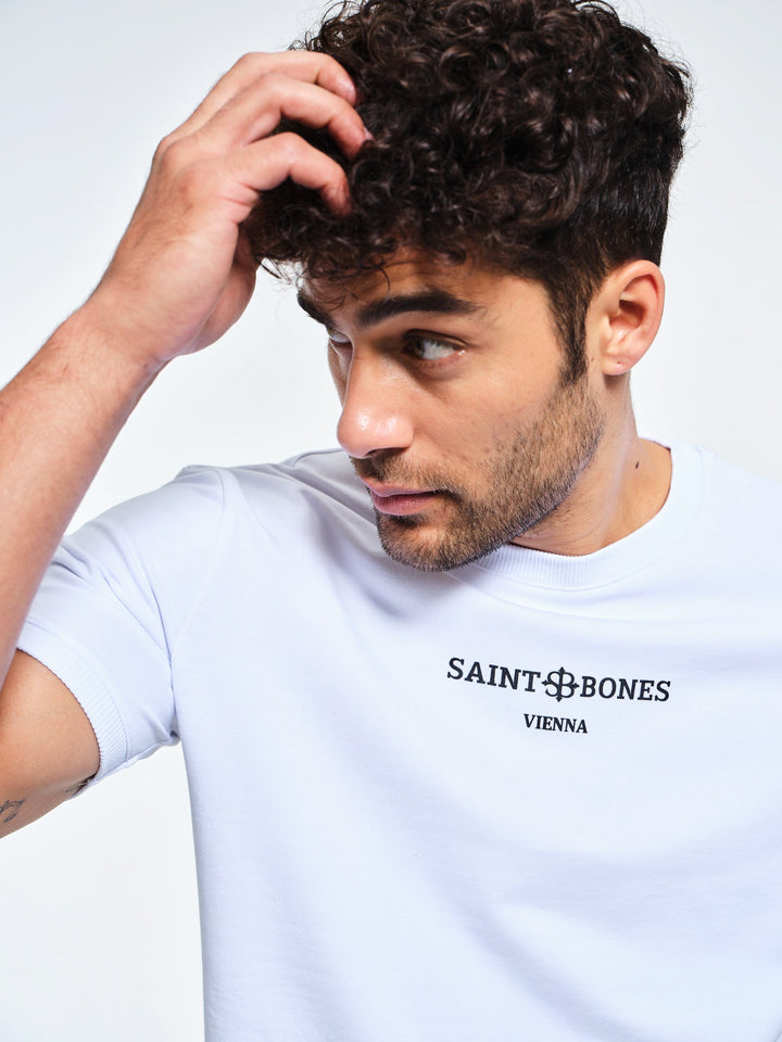 Saint Bones Vienna White T-shirt