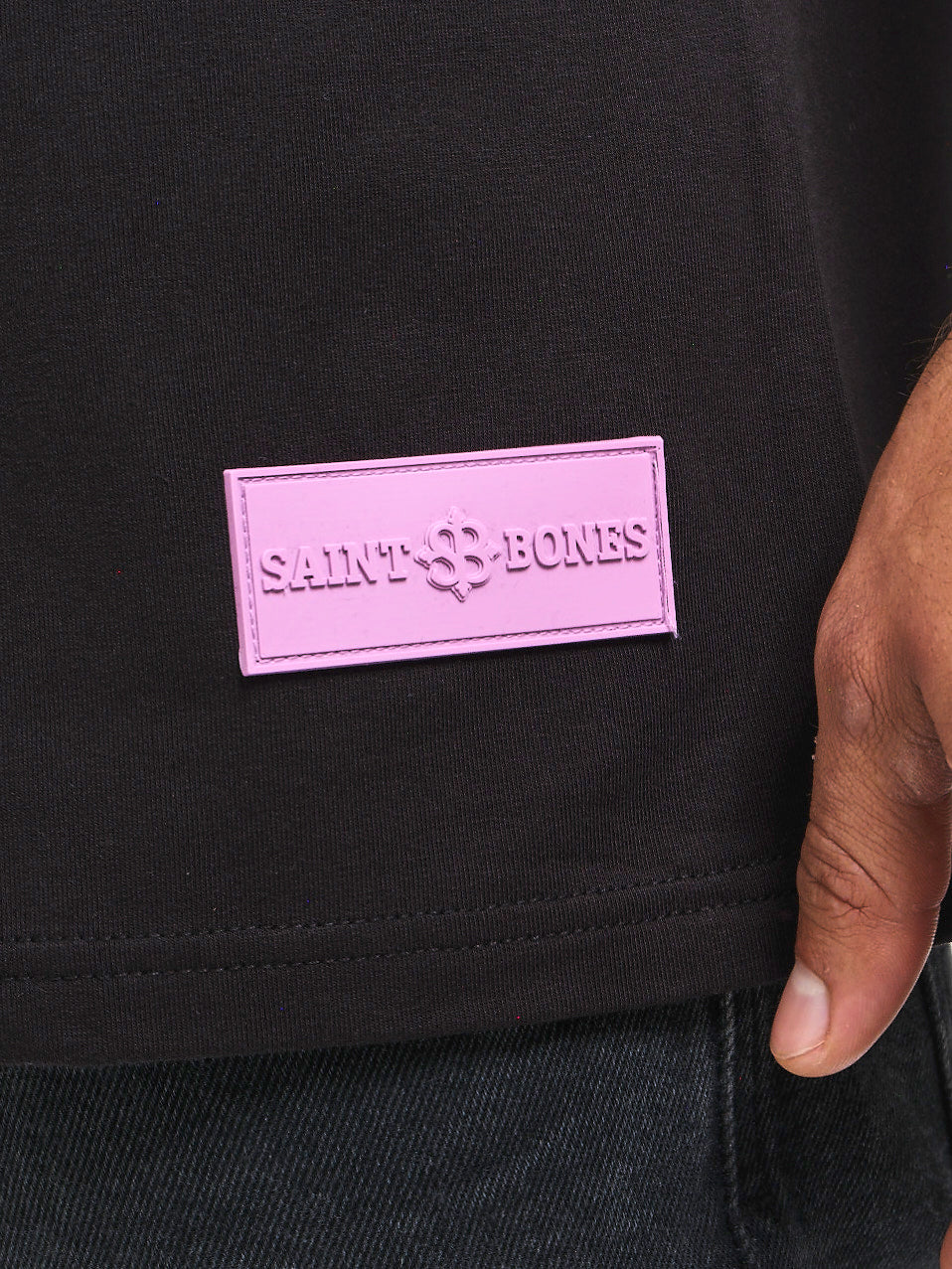 Kanagawa Black & Lavender T-shirt