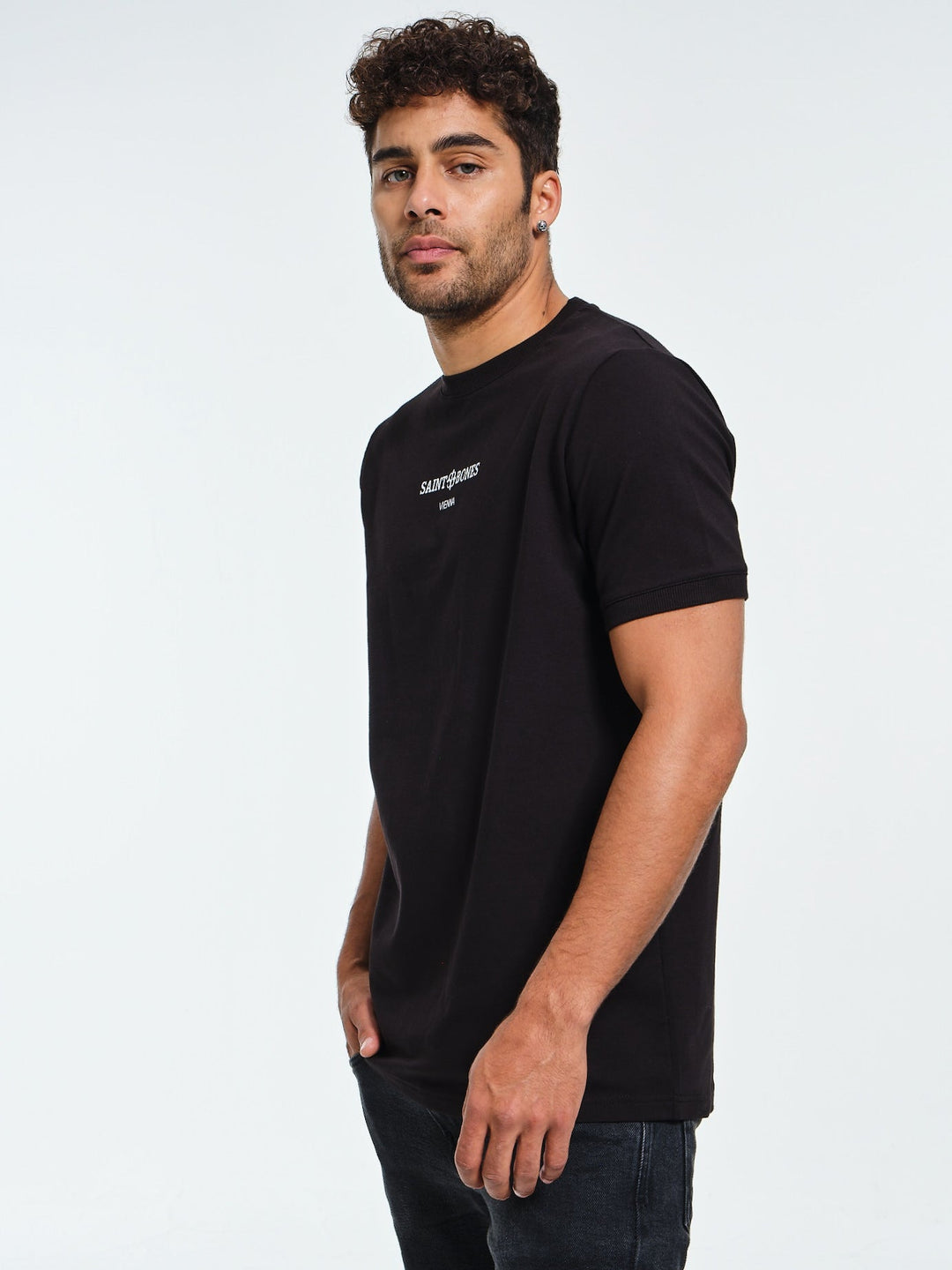 Saint Bones Vienna Black T-shirt