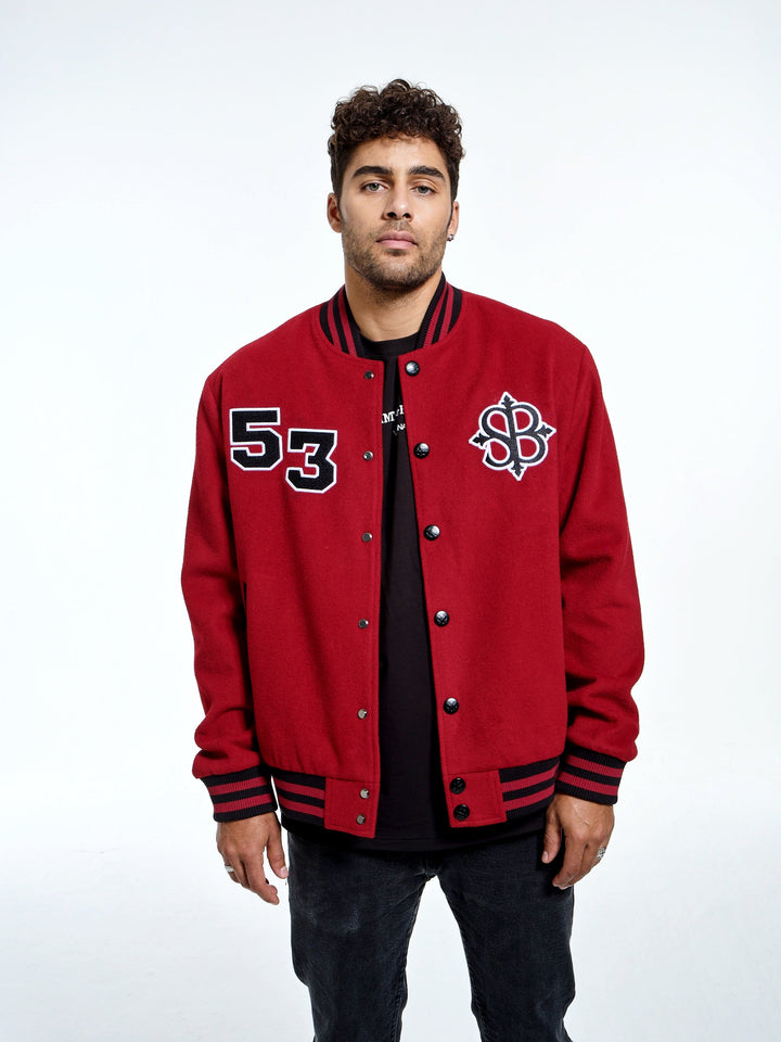 Fifty-three Carmine Bomber Jacket
