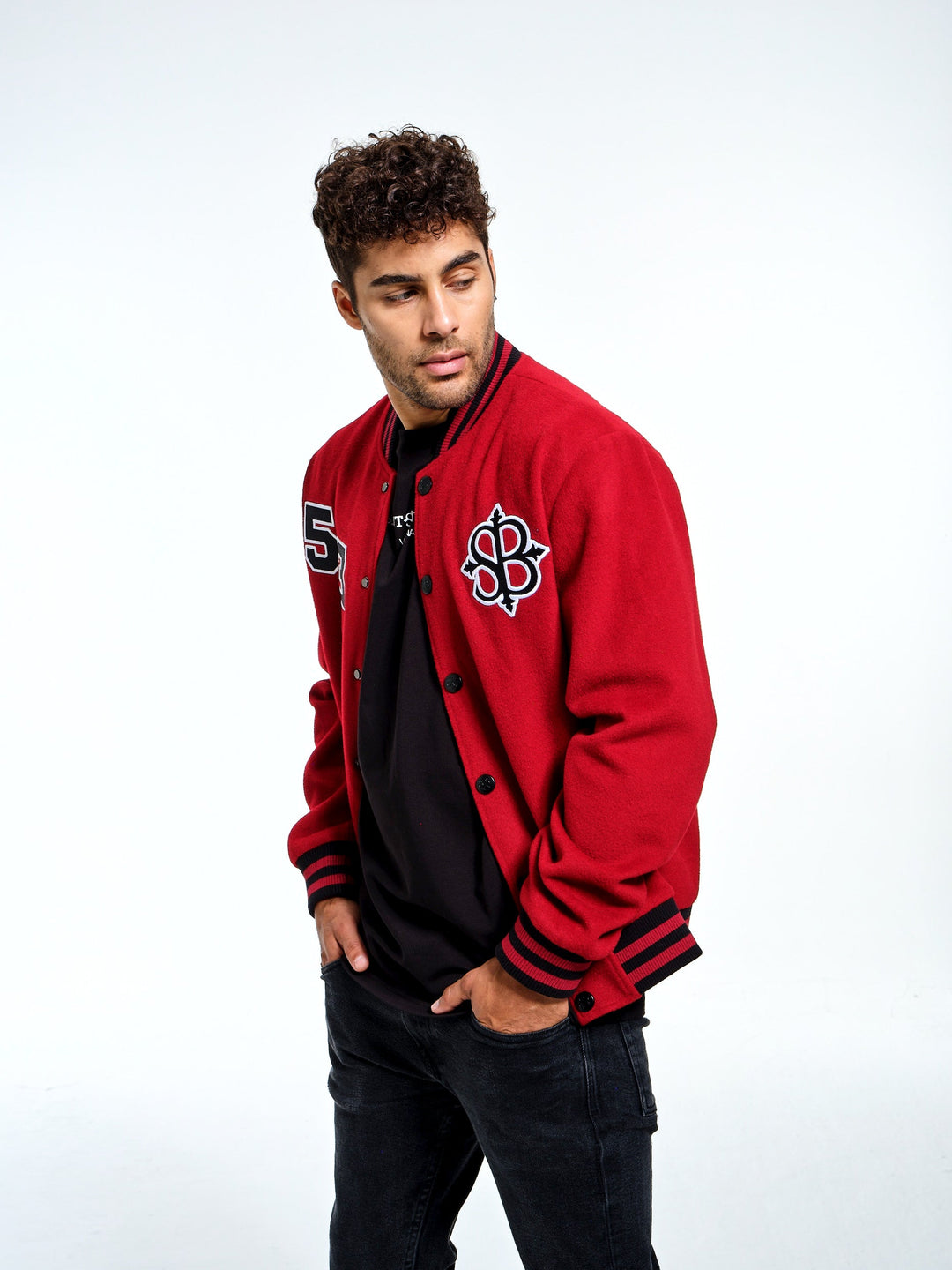 Fifty-three Carmine Bomber Jacket