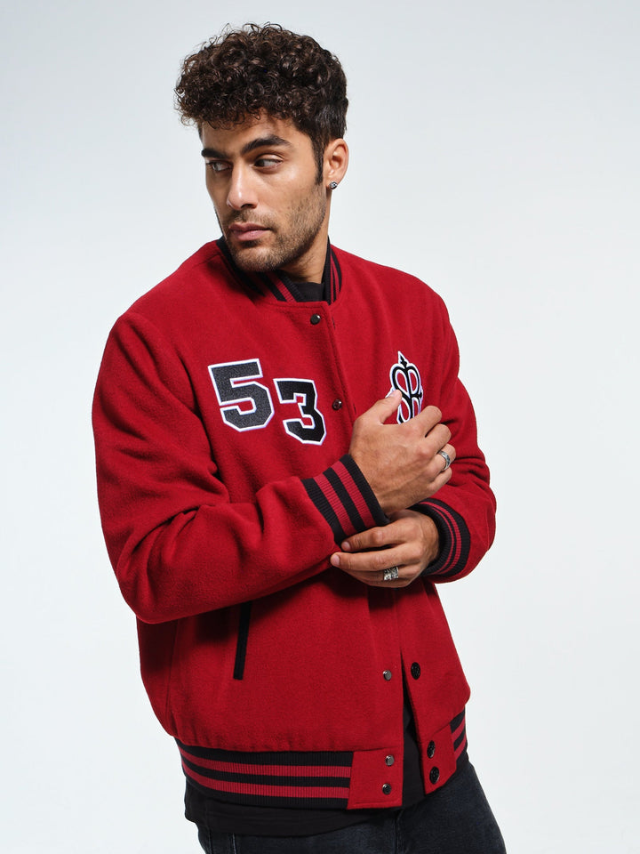 Fifty-three Carmine Bomber Jacket