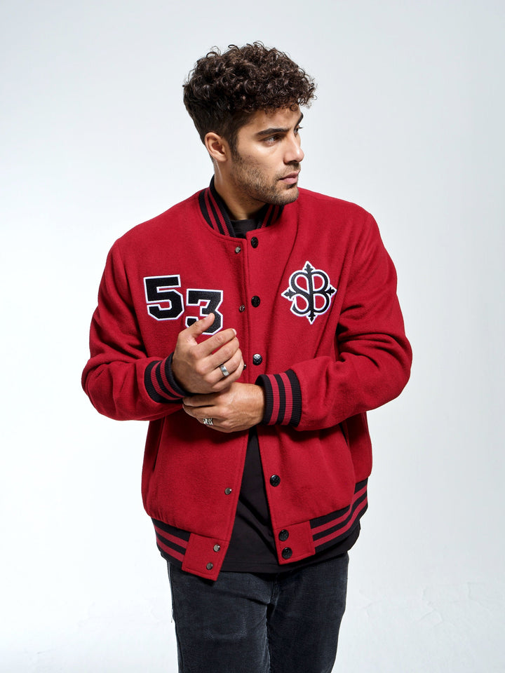 Fifty-three Carmine Bomber Jacket