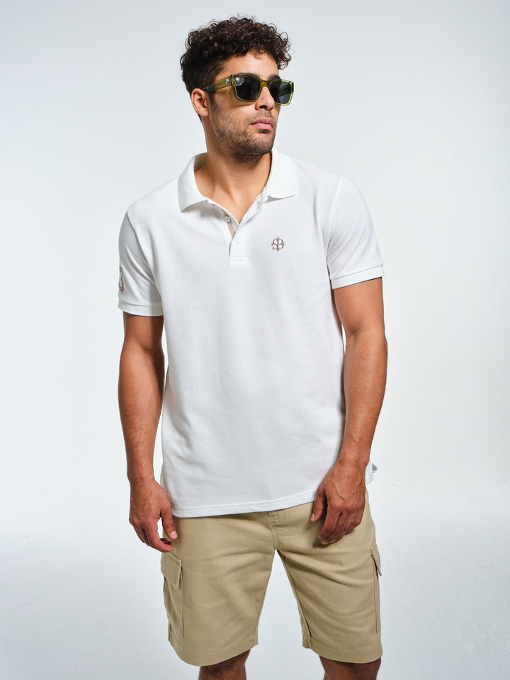 SB Fifty-three Polo in White