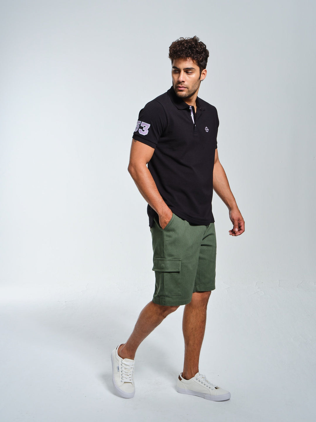 SB Cargo Shorts in Moss Green