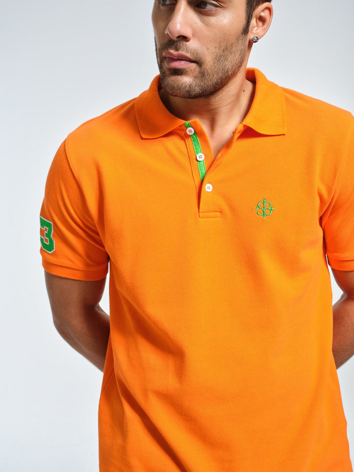 SB Fifty-three Polo in Vibrant Orange