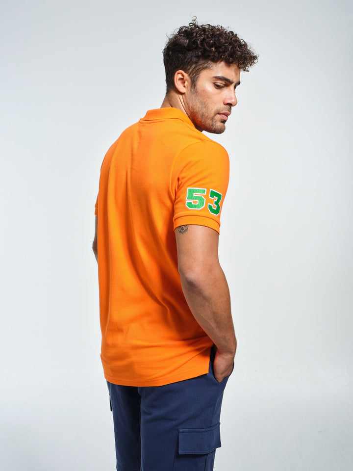 SB Fifty-three Polo in Vibrant Orange
