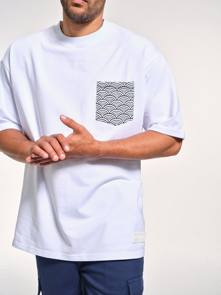 Kanagawa White & Black T-shirt