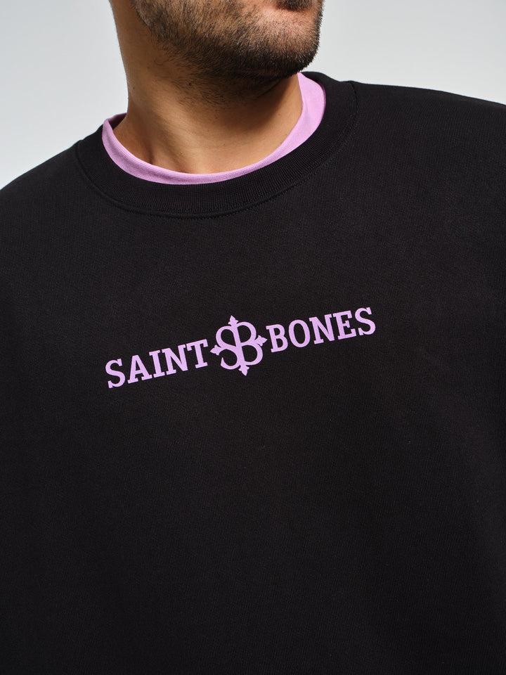 Rebel Black & Lavender Sweatshirt