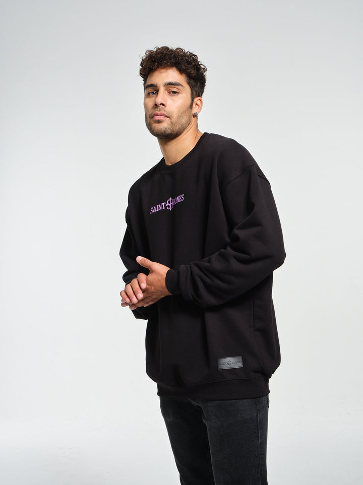 Rebel Black & Lavender Sweatshirt