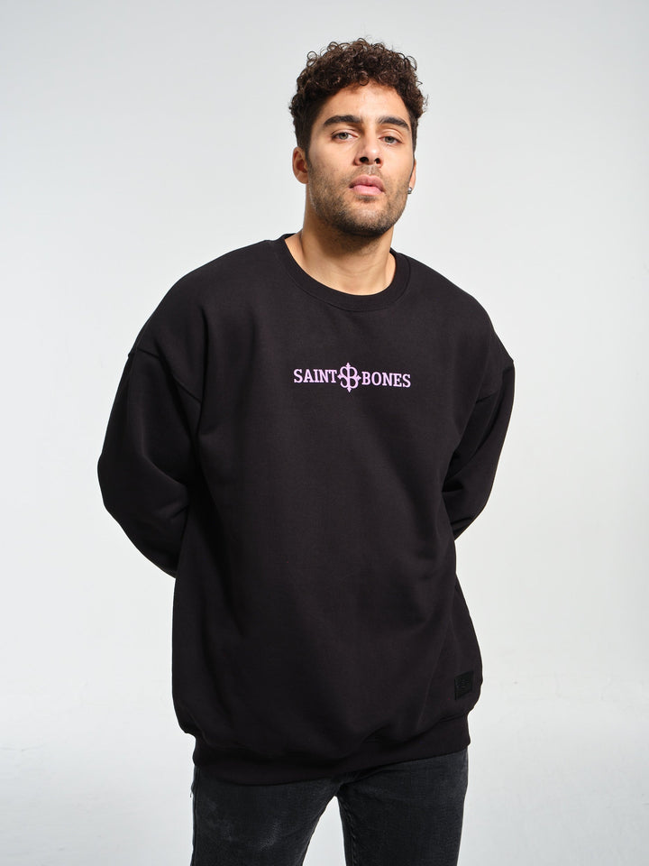 Rebel Black & Lavender Sweatshirt