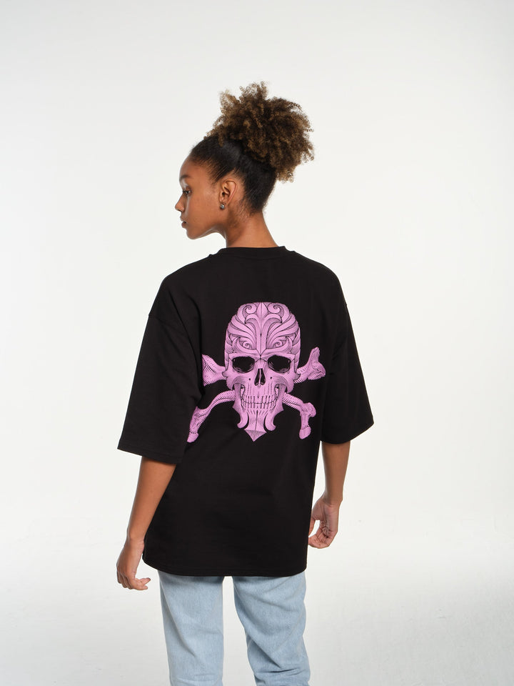Black & Lavender Roger T-shirt