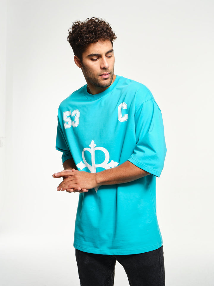 Fifty-three Turquoise Blue T-shirt