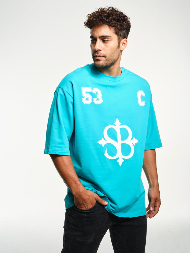 Fifty-three Turquoise Blue T-shirt