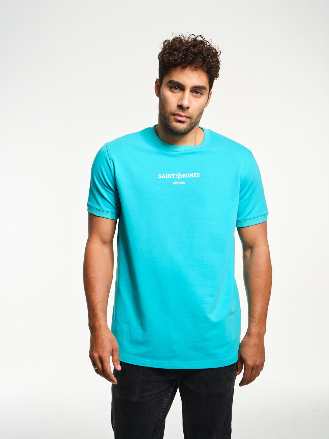 Saint Bones Vienna Turquoise Blue T-shirt