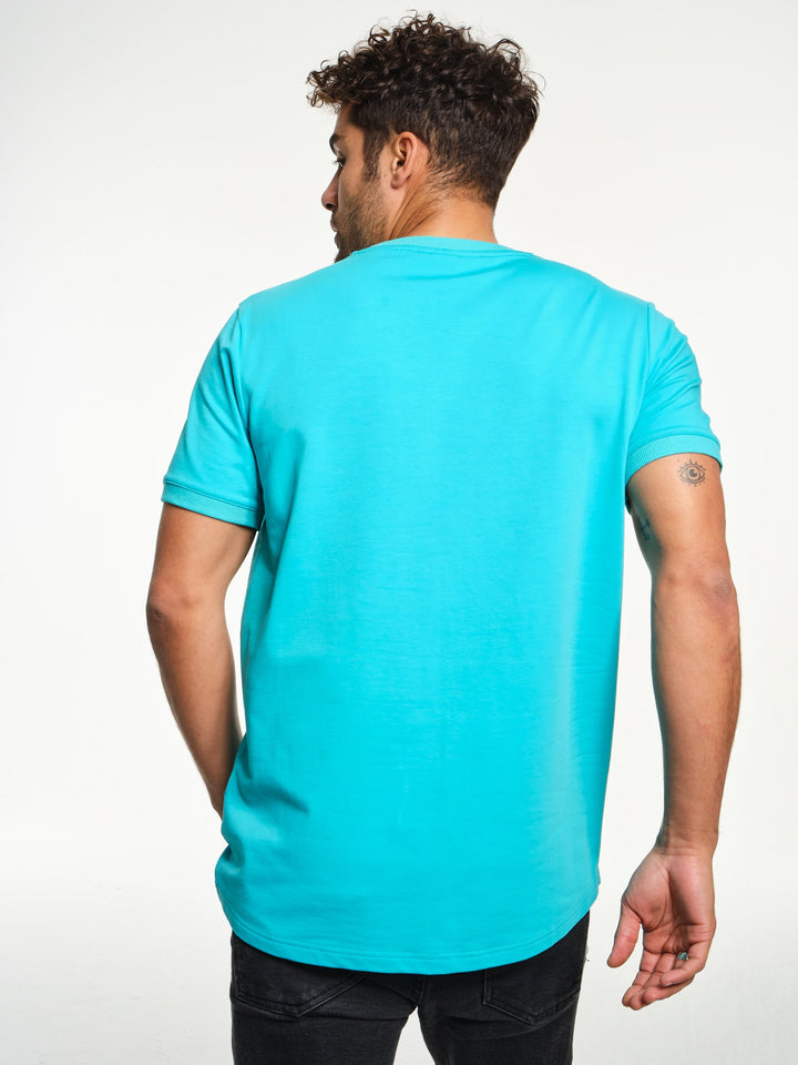 Saint Bones Vienna Turquoise Blue T-shirt