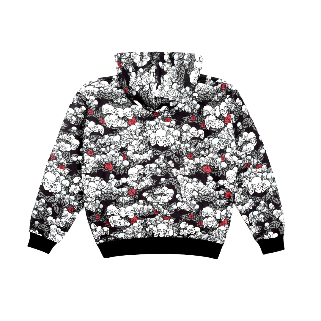 Skulls n Roses Red Hoodie