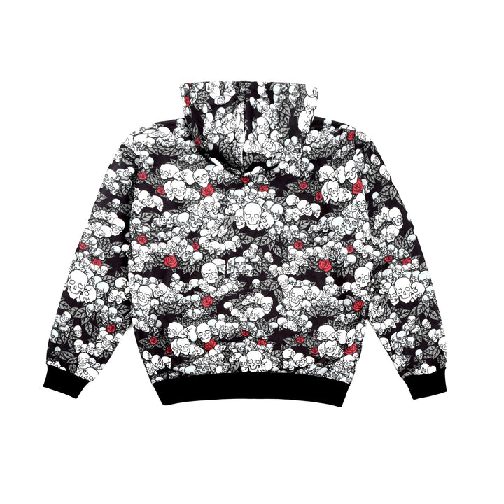 Skulls n Roses Red Hoodie