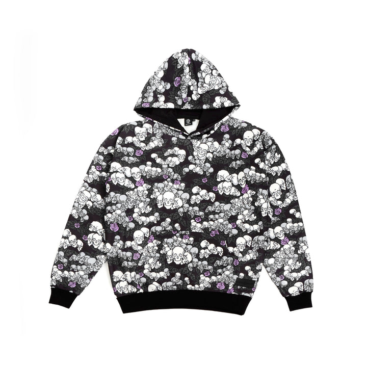 Skulls n Roses Lavender Hoodie