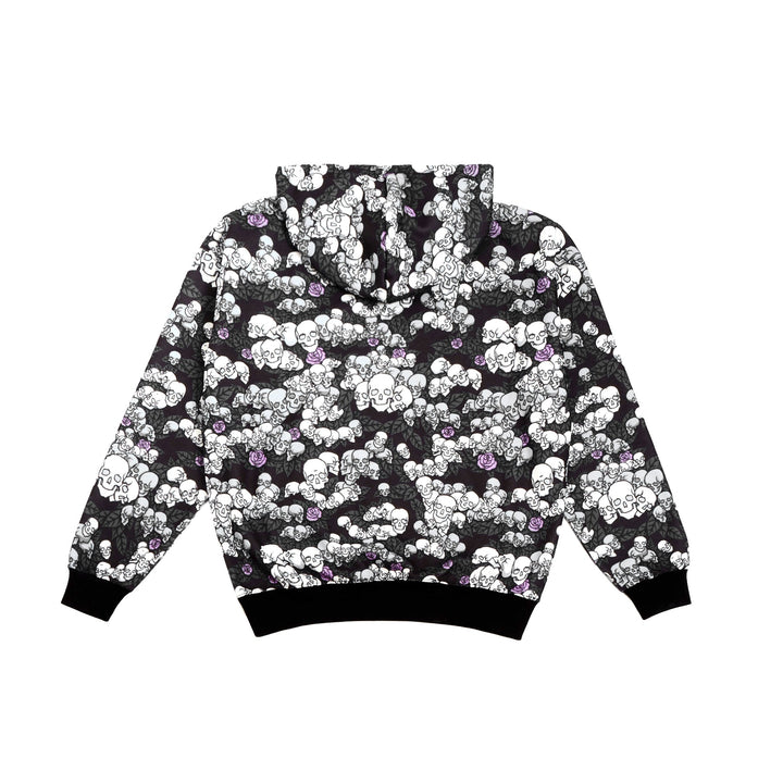 Skulls n Roses Lavender Hoodie