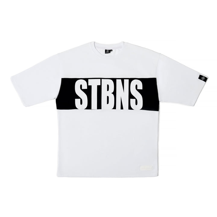 STBNS T-shirt in White & Black