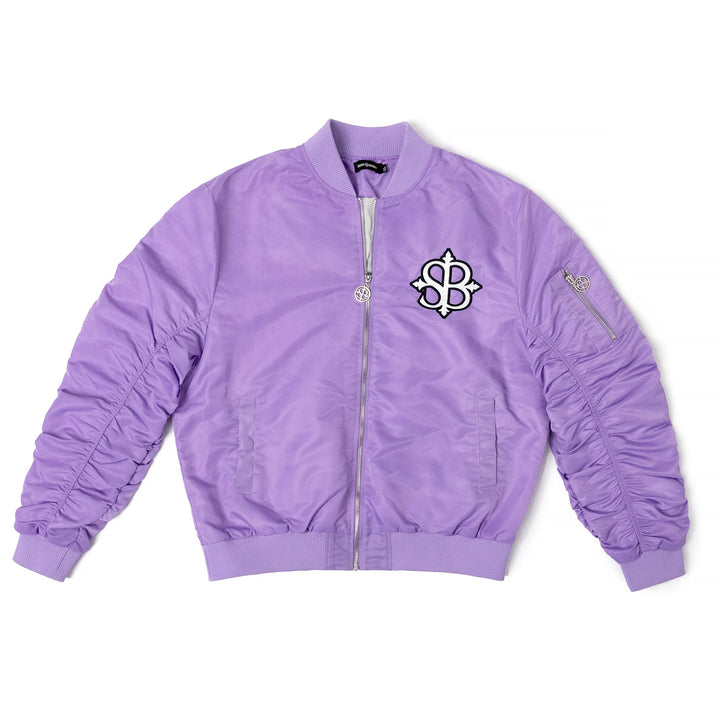 SB Signature Lavender Bomber Jacket