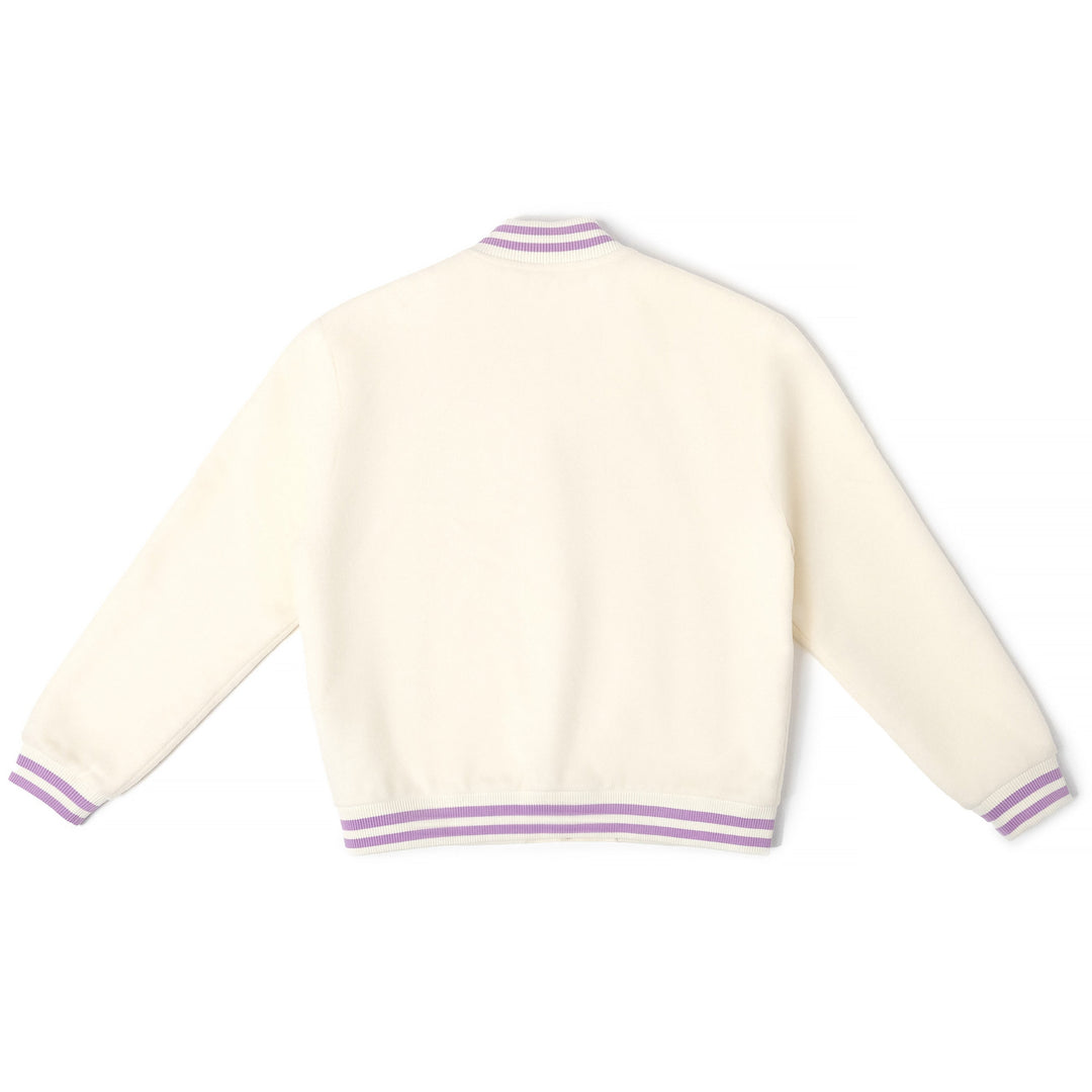 Fifty-three Eggshell Bomber Jacket