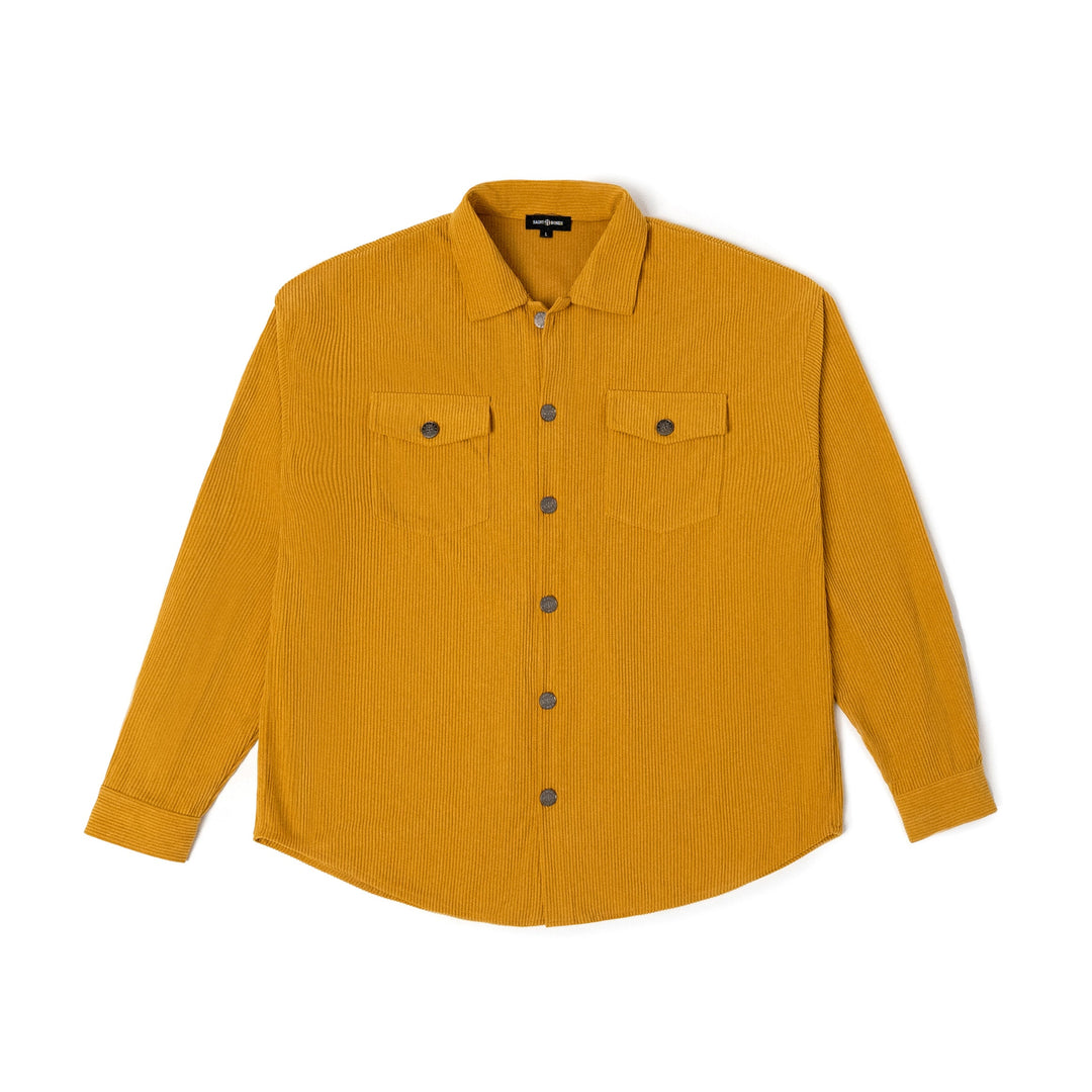 SB Corduroy Shirt in Mustard Yellow