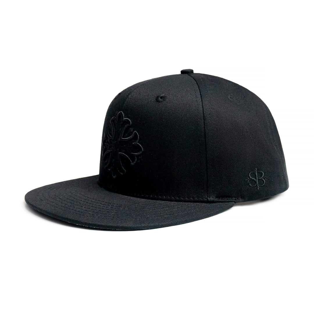 SB Cross Black on Black Snapback