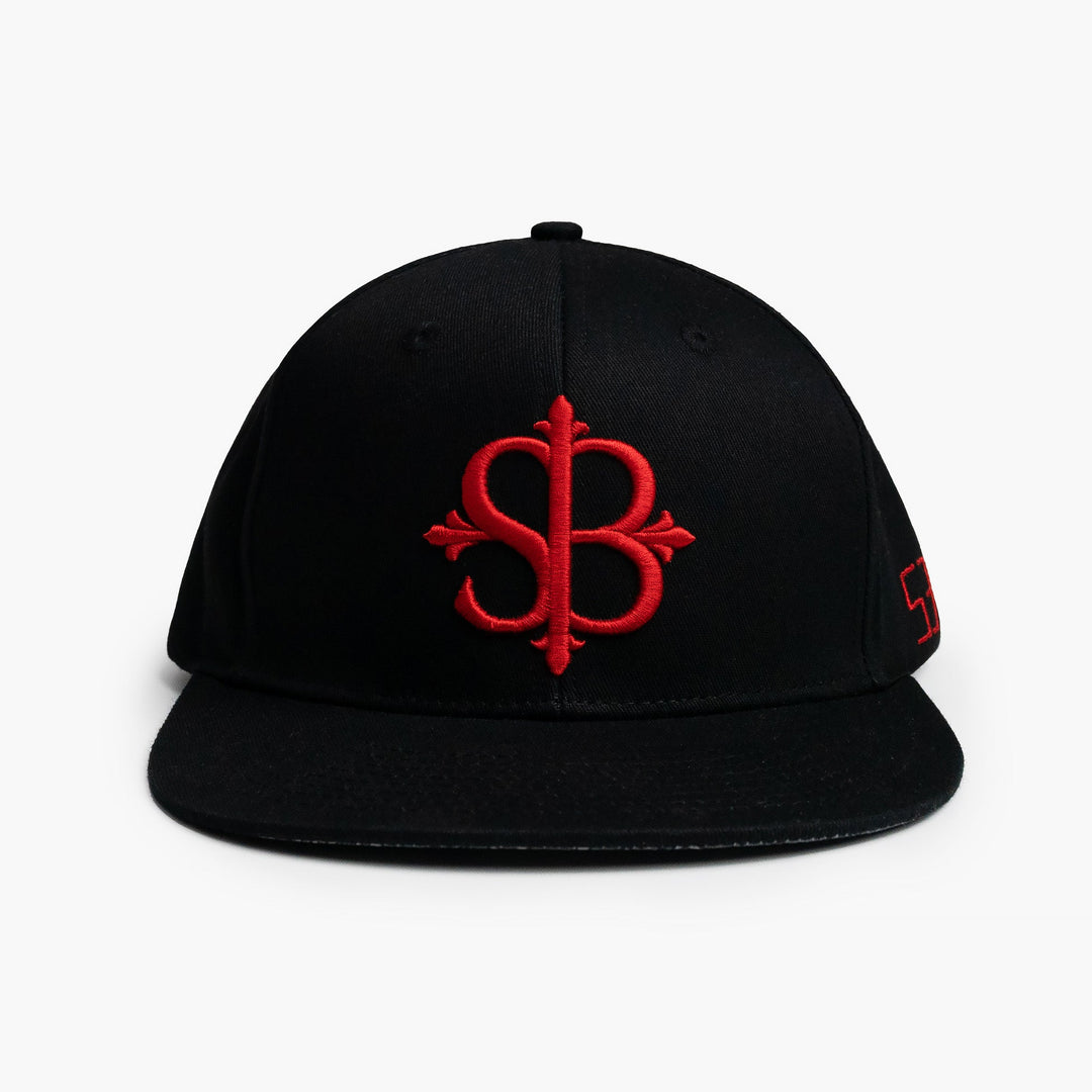 SB Motif Carmine on Black Snapback