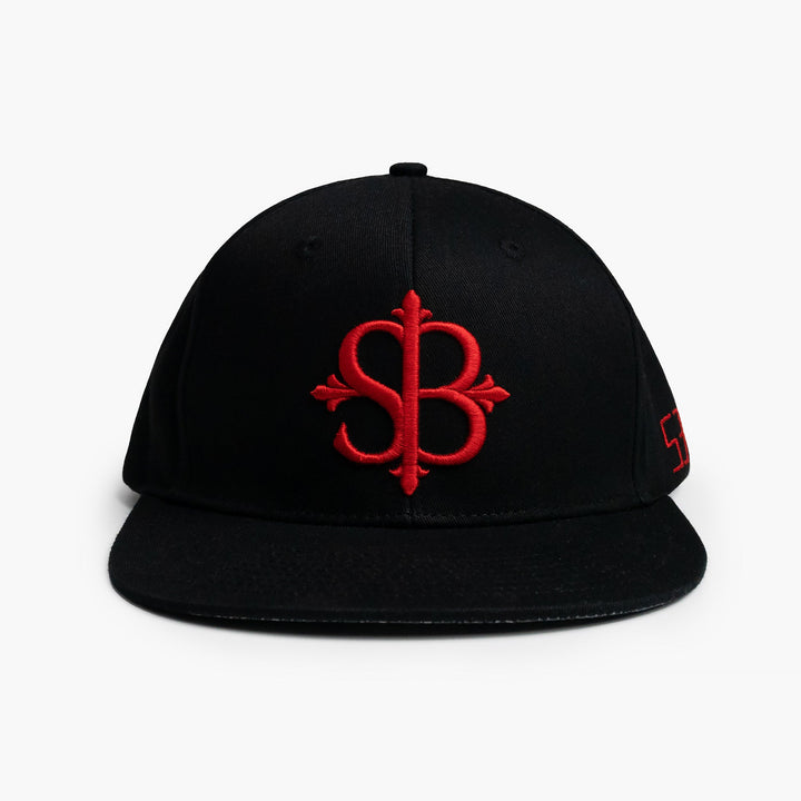 SB Motif Carmine on Black Snapback